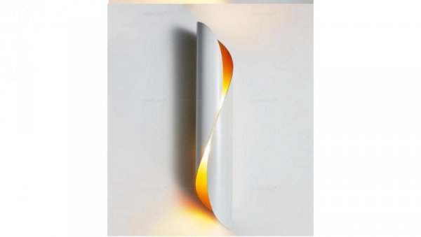 Kinkiet Abigali Drill Biało-Złoty