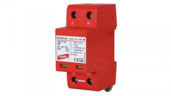 Ogranicznik DEHN AC 1-faza T1+T2 / 941110 DSH TNS 255VAC