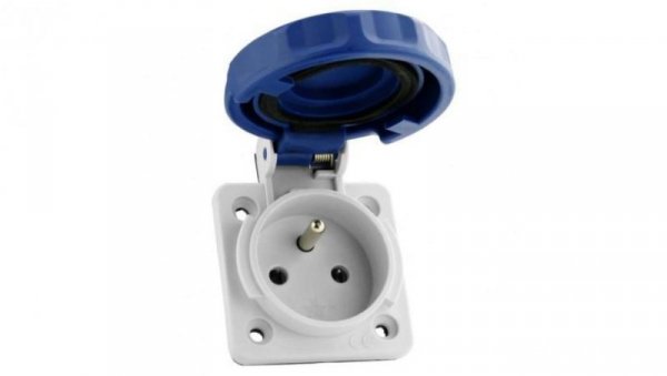 Gniazdo tablicowe 230V 16A IP67 system francuski Doktorvolt 9962