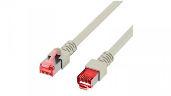 Patchcord S/FTP linka Kat.6 LSOH 1m szary