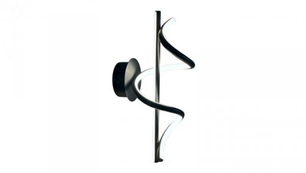 Kinkiet TWIST 12W LED CZARNY 4000K 12W LED IP20 ML1058 Milagro