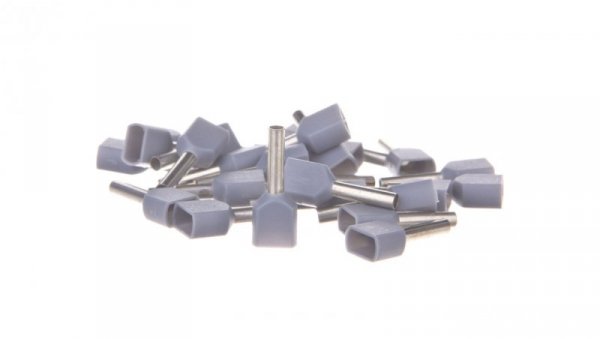 Końcówka tulejkowa izolowana HI 2X0,75/8 DIN E08KH-02020100501 /500szt./