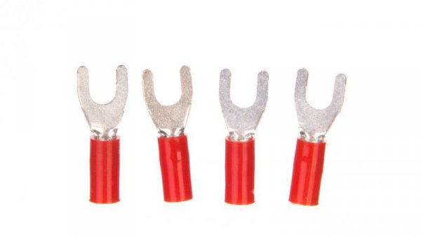 Końcówka aparatowa widełkowa izolowana KNV 4-1 /100szt./