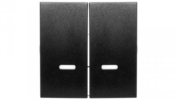 Simon 54 Klawisz podwójny do SW6/2XLM, SW7/2XM i SW6P1M z podświetleniem antracyt DKW9L/48