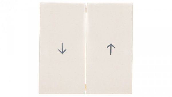 B.Kwadrat Klawisz podwójny symbol /strzałka/ kremowy 5316258992