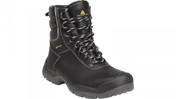 Buty wodoodporne z pełnej skóry licowej ocieplane futerkiem akrylowym podeszwa z dwuwarst. PU kol.czarny roz.41 PIED CARERS3NO41