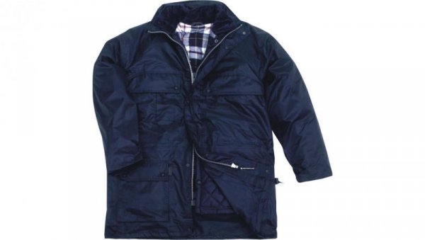 Kurtka 3 w 1 z poliestru powlekanego PVC z podpinką z poliamidu kolor granatowy rozmiar S CORP ISOLABLPT