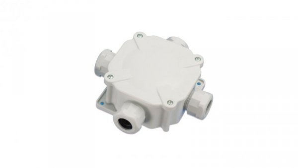 Puszka n/t hermetyczna PH PG16 75x75x33 5x4mm2 IP67 szara A.0035