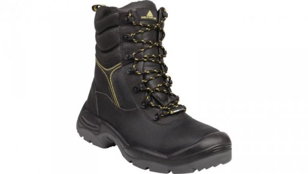 Buty robocze ze skórzany krupon barwiony gładki amagnetyczne S3 SRC kolor czarny rozmiar 46 CALYPS3NO46