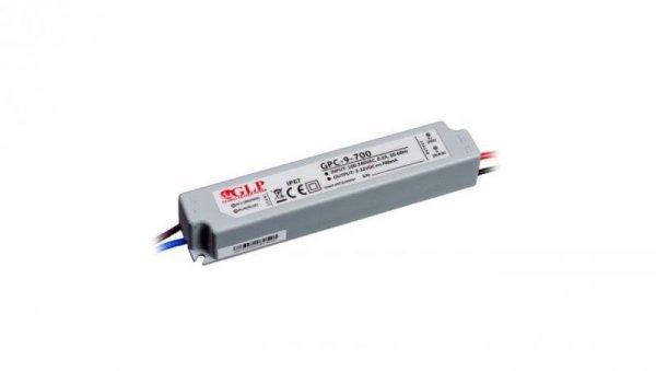 Zasilacz GPC-9-700 3-12V 700mA 8,4W stałoprądowy ip67