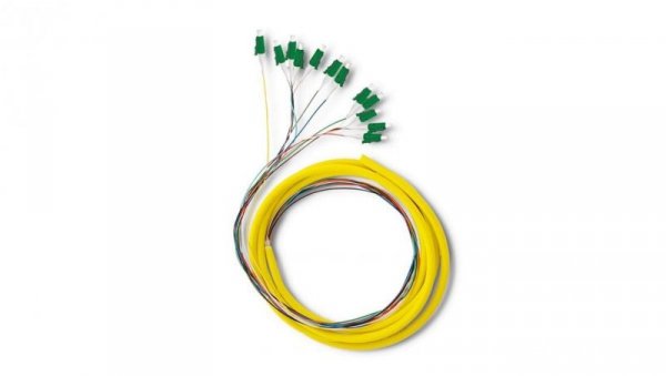 Qoltec 12 x Pigtail światłowodowy LC/APC Singlemode G657A2 2m