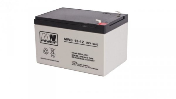 Akumulator AGM 12V 12Ah (151x98x94mm) MWS 12-12