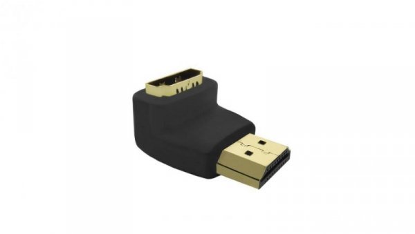 Qoltec Adapter HDMI A męski HDMI A żeński kątowy
