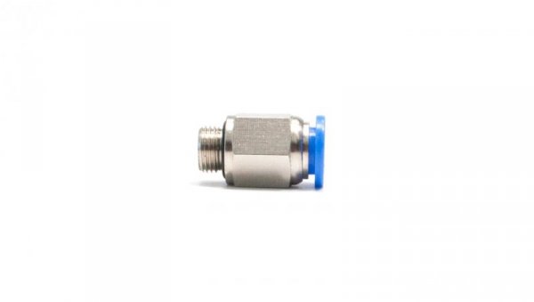 Złączka wtykowa prosta mosiężna niklowana do węża 6 G1/4z 122.014-6