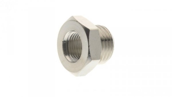Redukcja mosiężna niklowana z G3/8z na G1/8w, 2090 3/8-1/8