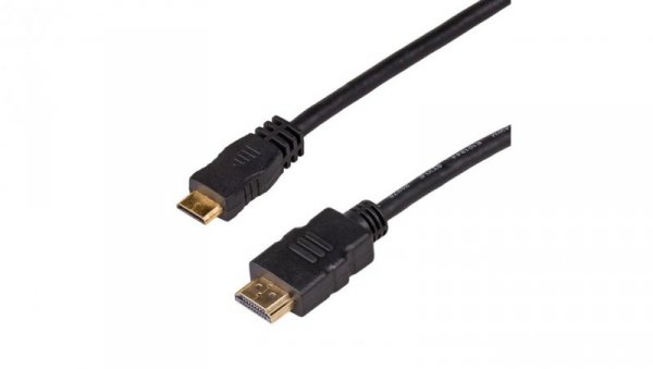 Kabel HDMI / mini HDMI Akyga AK-HD-10M ver. 1.4 1.0m