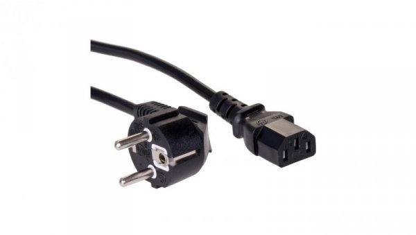 Kabel zasilający Akyga AK-PC-01A CCA CEE 7/7 / IEC C13 1.5 m