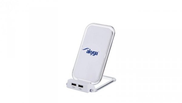 Ładowarka indukcyjna QI Akyga AK-QI-03 5V max 1.5A 2 x USB 2.0