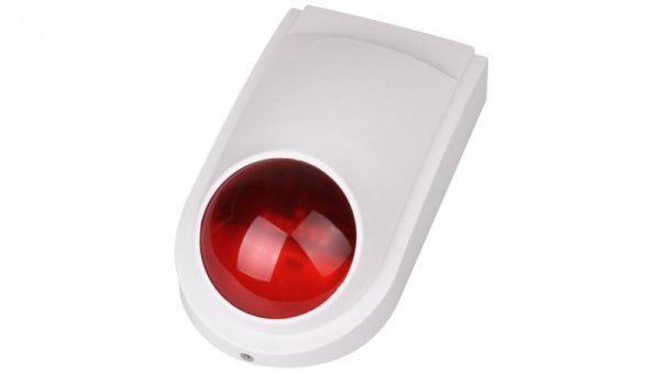 Sygnalizator akustyczno-optyczny 115dB, piezoelektryczny, optyka-diody LED, pobór 250mA/5mA, 6-12V SV 101