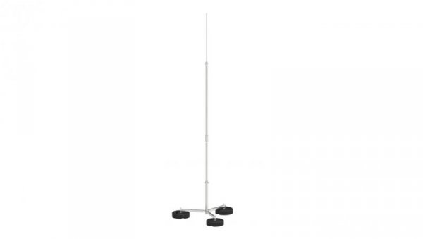 Maszt odgromowy na trójnogu Al 3m 1P Cz 65013009