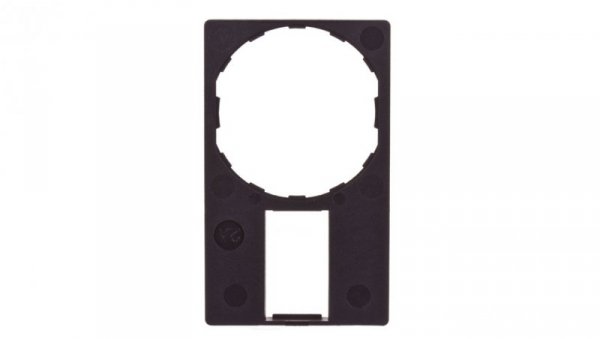 Szyld opisowy 30x50mm z etykietą biały/żółty 22mm czarny prostokątny ZBY6102