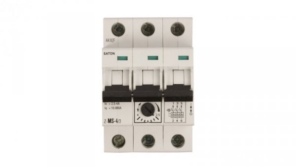 Wyłącznik silnikowy 3P 1,5kW 2,5-4A Z-MS-4,0/3 248409