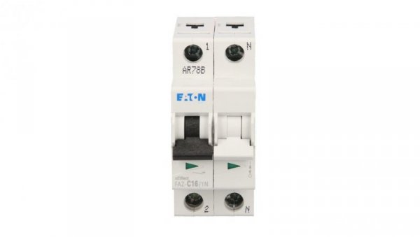 Wyłącznik nadprądowy 1+N C 16A 15kA AC FAZ C16/1N 278674