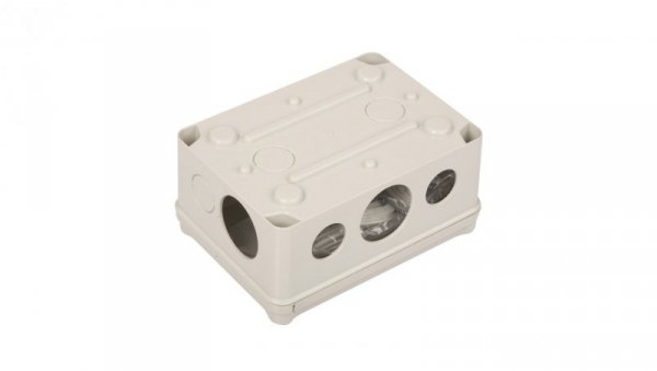 Puszka natynkowa LIGHT 162x116x76 6xM25 4xM40 IP66/67 szara EV-161