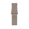 Apple opaska skórzana w kolorze piaskowca do Apple Watch 42/44 mm - Rozmiar M