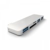 Satechi 3-in-1 USB-C HUB - USB 3.0 / SD / microSD Silver