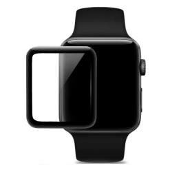 HOCO 4D Black-Rim Glass - Hartowane szkło ochronne do zegarka Apple Watch 38mm