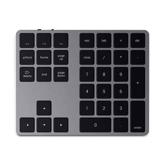 Satechi Keypad Extended Aluminiowa klawiatura numeryczna Bluetooth Space Gray (gwiezdna szarość)