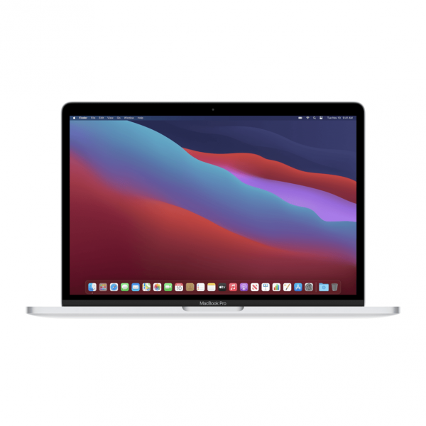 MacBook Pro 13 z Procesorem Apple M1 - 8-core CPU + 8-core GPU / 16GB RAM / 256GB SSD / 2 x Thunderbolt / Silver (srebrny) 2020 - nowy model