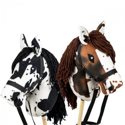 Hobby Horse Skippi - koń na kiju - Gniado - srokaty