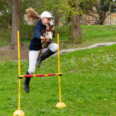 Hobby Horse Skippi - koń na kiju - Karmel