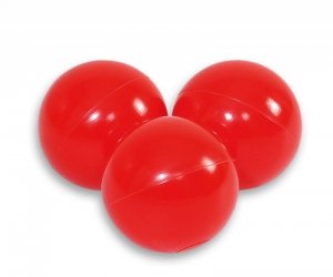Plastikowe piłki do suchego basenu 50szt. - czerwone