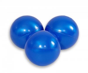 Plastikowe piłki do suchego basenu 50szt. - niebieski perłowy