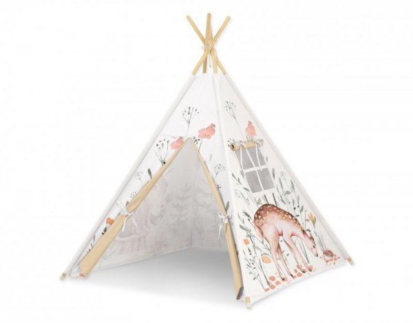 Namiot tipi PREMIUM Leśne Opowieści - komplet z poduszkami