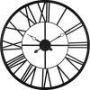 Zegar ścienny vintage czarny 96 cm