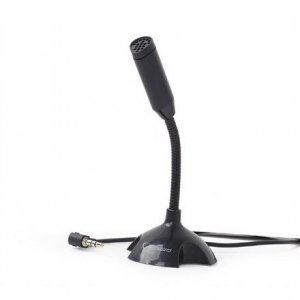 Gembird Desktop microphone MIC-D-02	 3.5 mm, 3.5 mm audio plug, Black