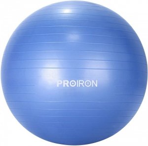 PROIRON Exercise Ball Balance Ball, Diameter: 75 cm, Thickness: 2 mm, Blue, PVC