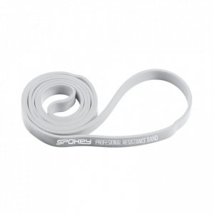 Spokey POWER II Rubber resistance band, 0-13 kg (super light), Light grey