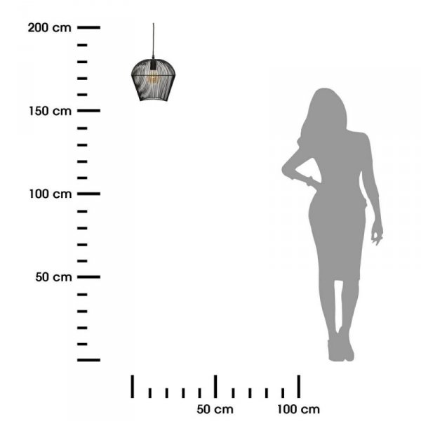 Lampa wisząca Jena druciana 26 cm