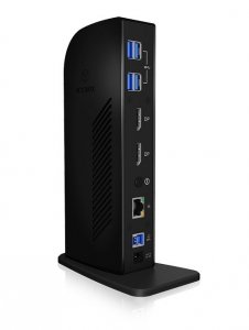IcyBox Stacja dokująca IB-DK2242AC USB,2xDP,LAN,AUDIO,USB-B