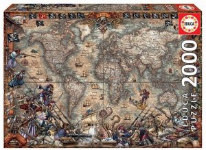 Educa Puzzle 2000 elementów Mapa piratów