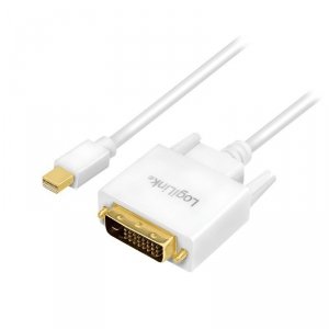 LogiLink Kabel mini Display port do DVI 3m Biały