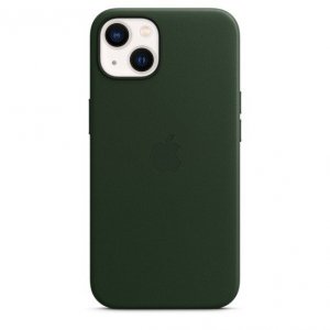 Apple Etui skórzane z MagSafe do iPhonea 13 - zielona sekwoja