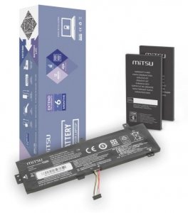Mitsu Bateria do Lenovo IdeaPad 510-15ISK 3950 mAh (30 Wh) 7.4 - 7.6 Volt