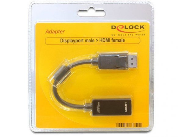 Delock Adapter Displayport(M)-&gt;HDMI-I(F)(24+5) 20cm