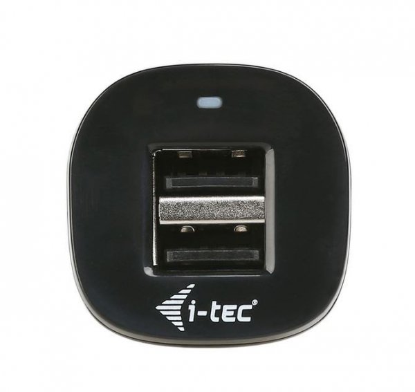 i-tec Dual USB Ładowarka Samochodowa 2x USB 2.1 A do iPad/iPhone, telefonów